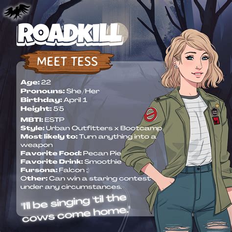 New Roadkill Route Tess Rogers Roadkill By Nix Hydra Games