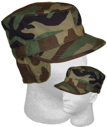 Nwts Military Issued Tru Spec Bdu Woodland Patrol Cap Hot And Cold