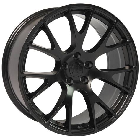 22 Black Hellcat Wheel Replacement For Dodge Charger Rim 9507539