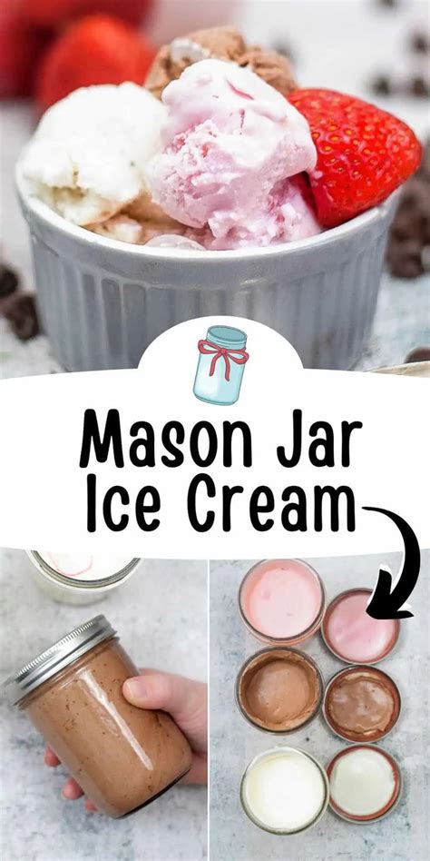 Mason Jar Ice Cream Recipe Flavors Recipe Mason Jar Ice Cream