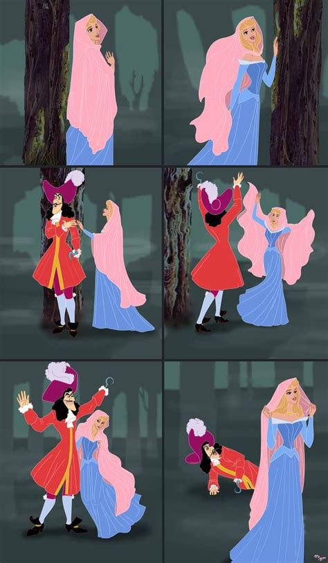sleeping beauty and captain hook comics first page by serisabibi on deviantart classic disney