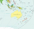 Oceania Political Map 1 - MapSof.net