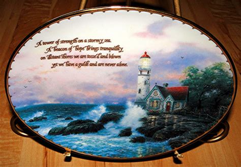 Thomas Kinkade's Guiding Lights BEACON OF HOPE Lighthouse Bradford