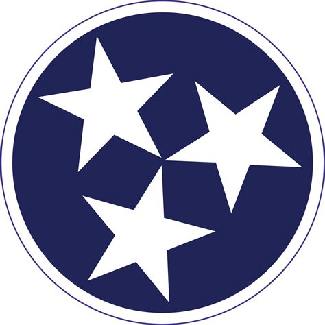 Tri Star Clipart Tennessee State Flag Png Transparent Png Full Size