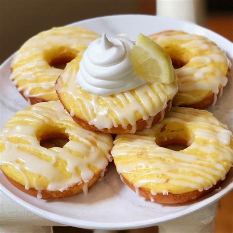 Light Lemon Cake Donuts Food By The Gram