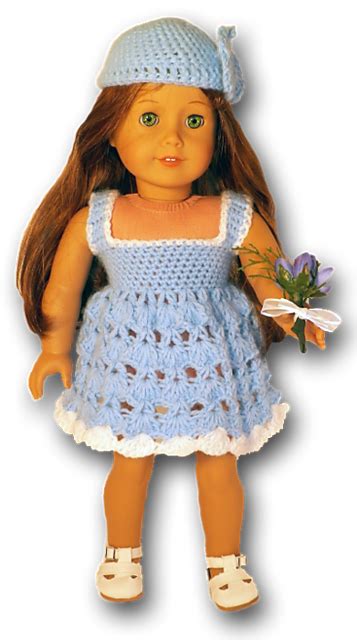 Ravelry American Girl Or 18 Doll Summer Dress Pattern By Danielle