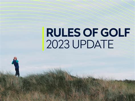 Rules Of Golf R A And Usga Announce Rules Of Golf Update With