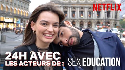 24h à Paris Avec Emma Mackey Et Sami Outalbali De Sex Education