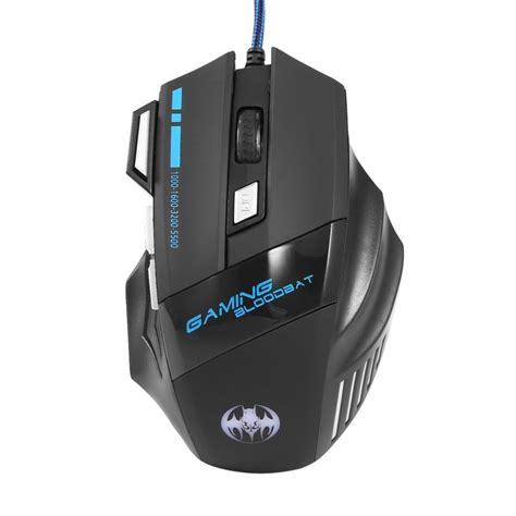 Professional Wired Gaming Mouse 7 Button 5500 Dpi Led Optical Usb