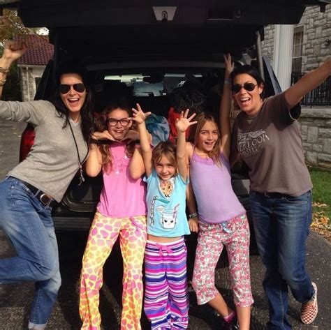 Angie Harmon And Her Daughters Finley Avery And Emery