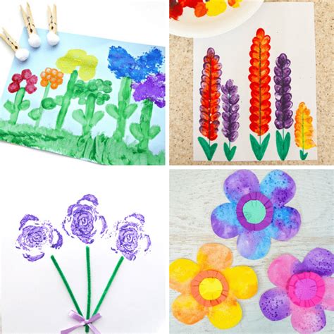 30 Flower Art Projects For Kids Fantastic Fun And Learning