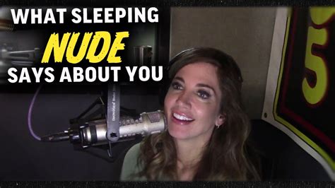 what sleeping nude says about your personality youtube
