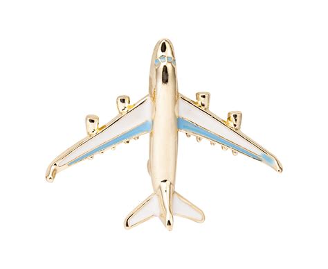 Buy Knighthoodmens Golden Airplane Lapel Pin Online At Desertcartuae