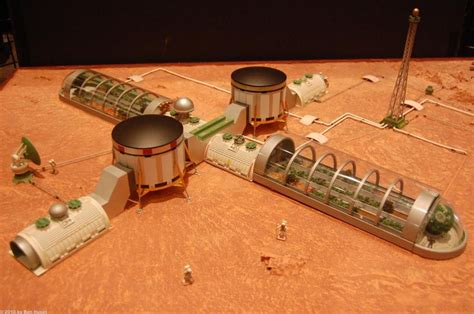 Mars Base Model By Kevin Atkins Space Colony Concept Mars Colony