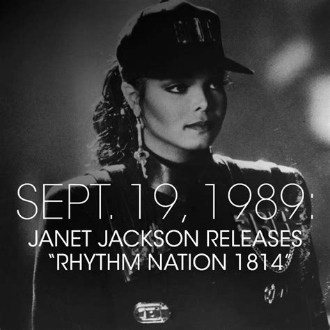 Janet Jackson Releases Rhythm Nation 1814 The Same Year As Barack And