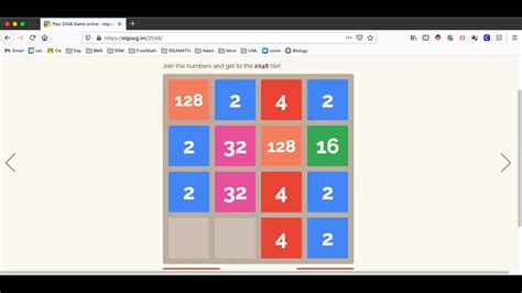 2048 Game On Elgoogim Youtube