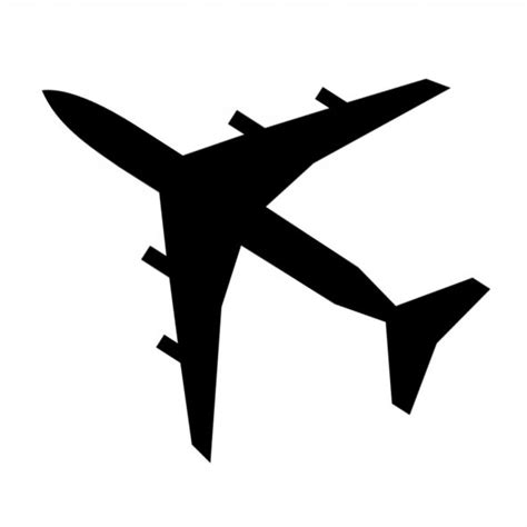 4,362 best airplane free video clip downloads from the videezy community. Aeroplane Stencil - ClipArt Best