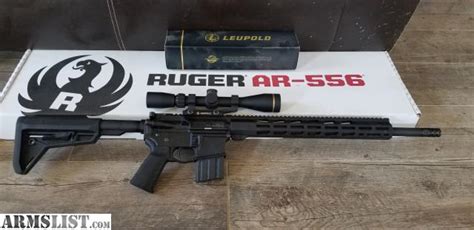 Armslist For Sale Ruger Mpr Ar 556 In 450 Bushmaster Leupold Scope