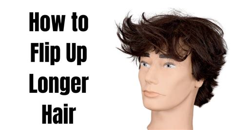 How To Flip Up Longer Hair In The Front Thesalonguy Youtube