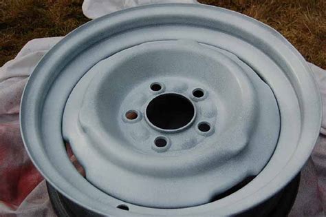 Spray Paint Your Vintage Trailer Wheels From