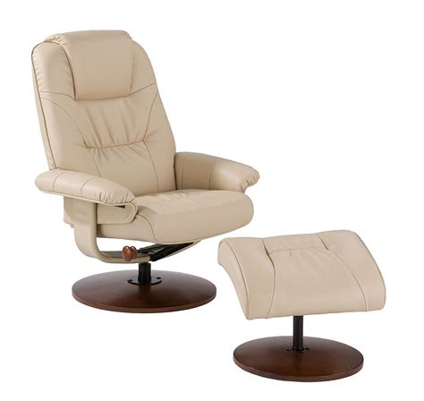 With black chic leather upholstery, this recliners indeed. Euro Style Recliner and Ottoman in Taupe Leather ...