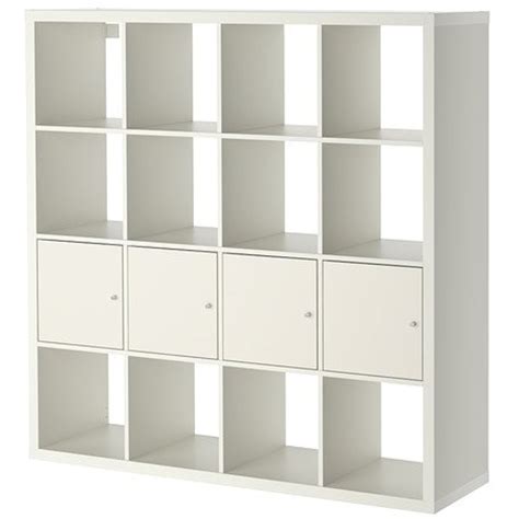 Ikea Shelf Unit With 4 Inserts White 14382523141814
