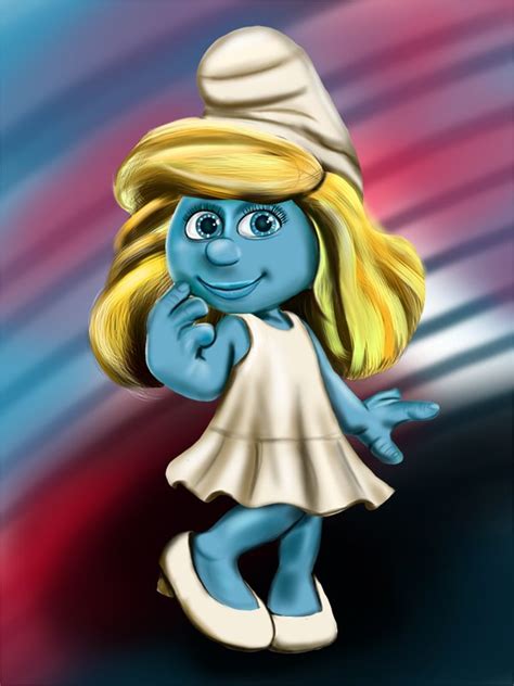 Learn How To Draw Smurfette From The Smurfs The Smurfs Step By Step