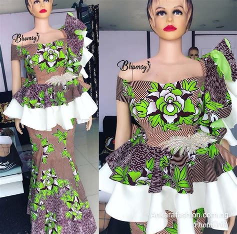 Creative Ankara Long Skirt And Blouse With Unique Design 2019 Fabulous Ankara Styles African