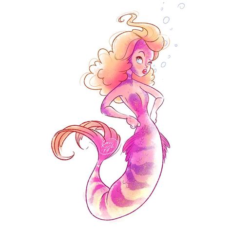 Mermay Day 3 By Yavikosh On Deviantart Mermaid Art Mermaid Disney