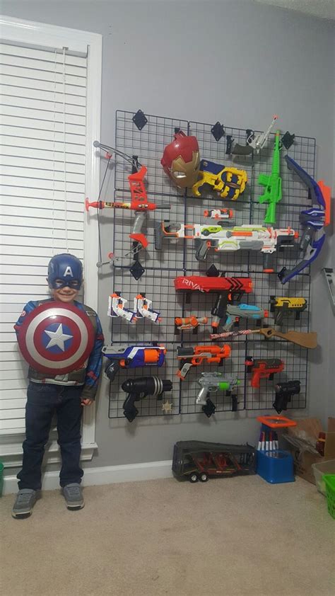 Build your own customized nerf gun cabinet with our easy to follow plans. Pin on Ashtons playroom