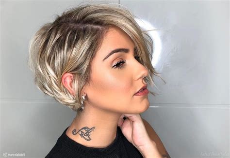 Have the top of haircut longer than the sides, slick it back, or wear long bangs. The 15 Cutest Pixie Bob Haircut Ideas Ever