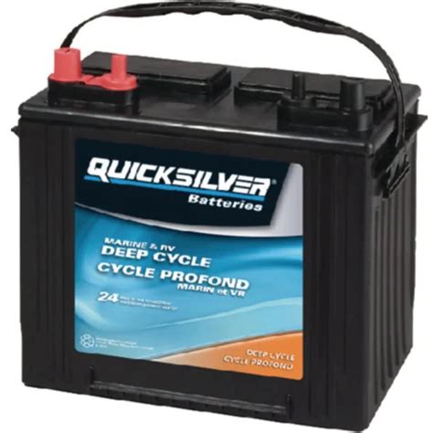 Quicksilver 12v Group 24 Deep Cycle Battery 500cca 625mcarc15025a