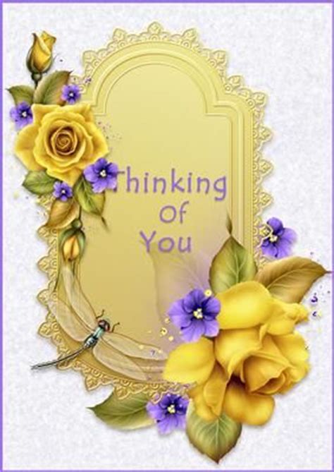 Smiles, laughs, or thoughts, whatever the reason, say it with a gift just because. Thinking of You Yellow Roses on Craftsuprint designed by ...