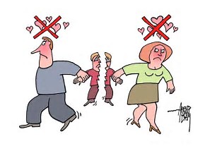 Image result for divorce cartoon