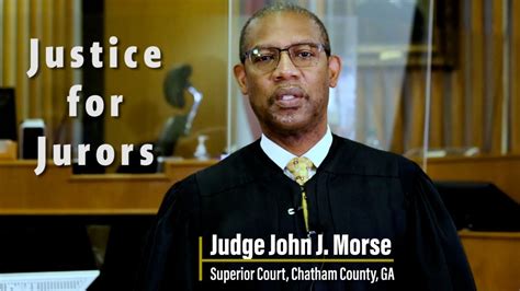 Judge John J. Morse - Justice Needs Jurors - YouTube