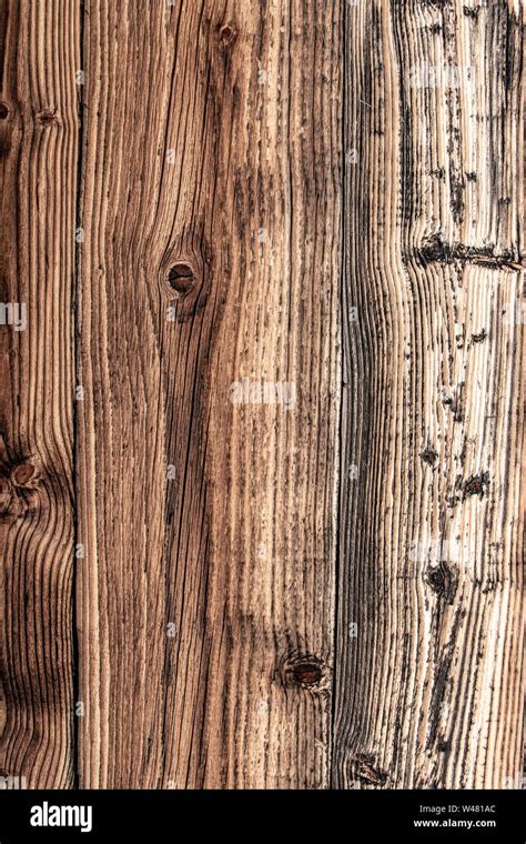 Brown Wall Planks Texture And Background Empty Old Vintage Wooden Grunge Surface Stock Photo
