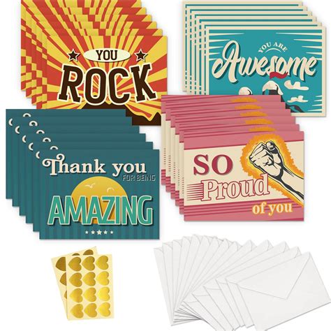 Buy 24 Kudos Cards You Are Awesomeyou Rockso Proud Of Youthank You