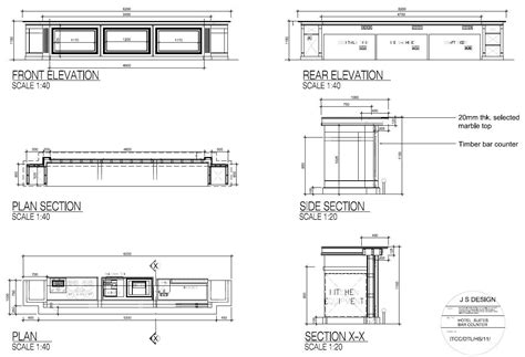 Bar Counter Plan