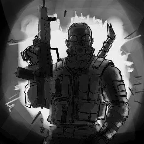 Sledge Sketch Doing All Year 1 Ops For A Glorious 5 Years Rrainbow6