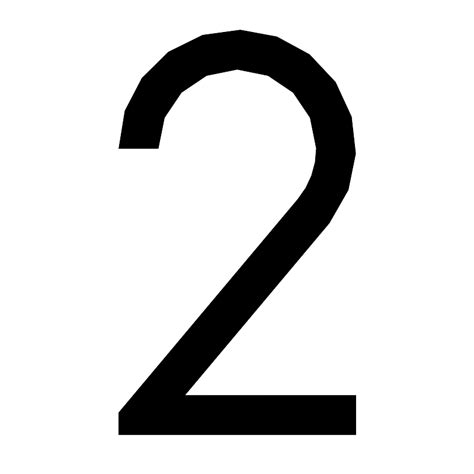 Number 2 Vector Svg Icon Svg Repo