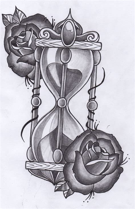 hourglass tattoo design by unibody on deviantart