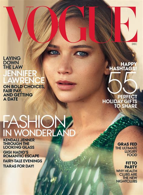 Jennifer Lawrence Vogue Magazine December 2015 Cover • Celebmafia