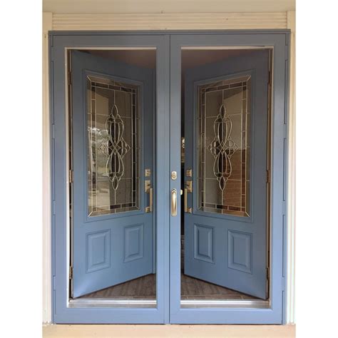 How great does this set of double doors look?! HM-601 Aluminum Storm