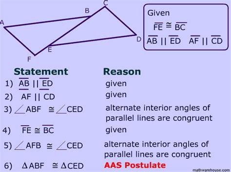 Proving Triangles Congruent Worksheet Answer Key - proofs involving