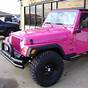 Pink 2 Door Jeep Wrangler