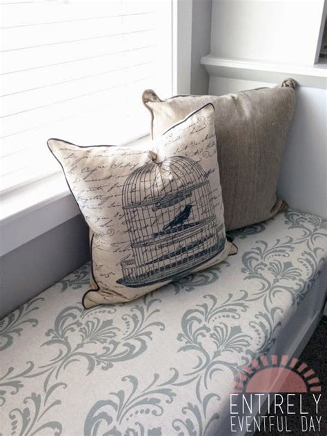 How To Make An Easy Diy Bench Cushion ~ Entirely Eventful Day