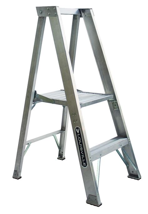 Louisville Ladder 2 Foot Aluminum Platform Ladder Type Ia 300 Pound