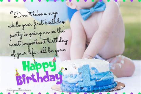Birthday Quotes For 1 Year Old Boy Shortquotescc
