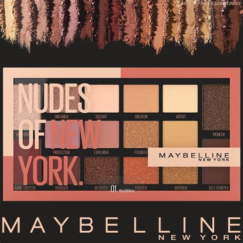 Paleta Nudes Of New York De Maybelline Belleza Para Todos