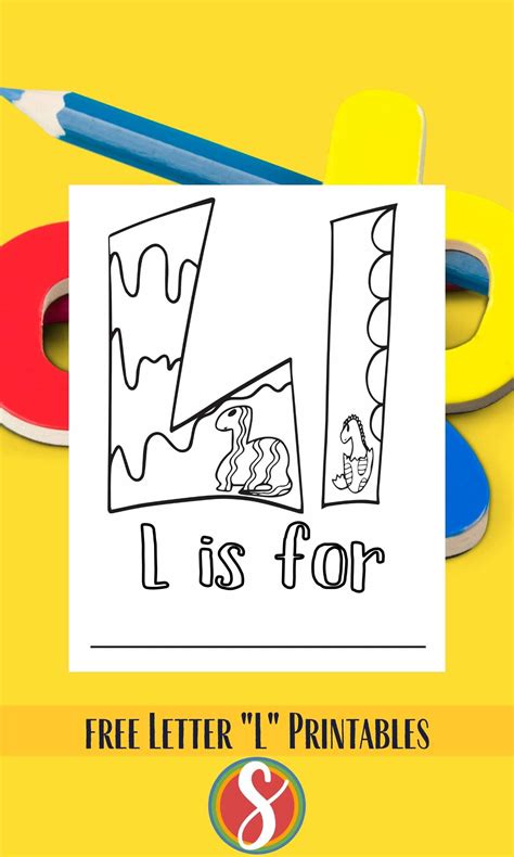 Free Letter L Coloring Pages — Stevie Doodles